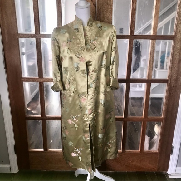 Peony Brand Shanghai China Vintage Silk Kimono 34 - Picture 3 of 11